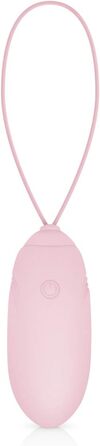 Вібраційний масажер LUV EGG з пультом керування - для пар та початківців. 10 режимів, водонепроникний, перезаряджається, зелений (рожевий)