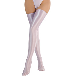 Шкарпетки для жінок Happy Cherry без силіконових накладок, високі, антиковзаючі, еластичні (світло-фіолетові)