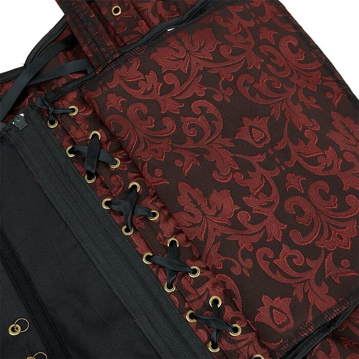 Топ-корсет Grebrafan для жінок у готичному стилі з бретелями, колір коричневий