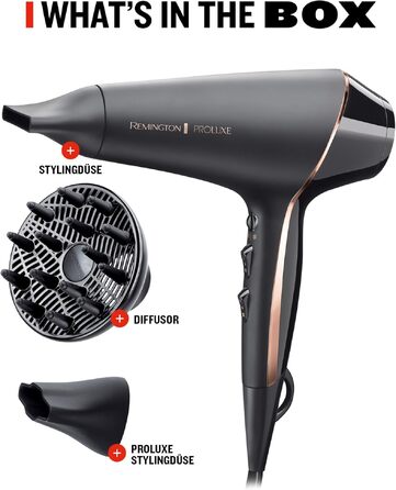 Випрямляч для волосся Remington PROluxe Midnight S9100B з керамічними пластинами 110 мм, цифровим дисплеєм та технологією OPTIheat (150-230°C)