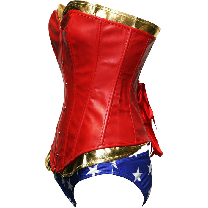 Костюм Bslingerie® з паєтками: корсет, шорти (корсаж, корсет з кісточками)