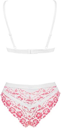 Obsessive Spitzen Set I Комплект бюстгальтера та трусиків I Жіноча спідня білизна I Комплекти жіночої білизни I Сексуальна жіноча білизна I Розміри S-M, L/XL, Рожевий