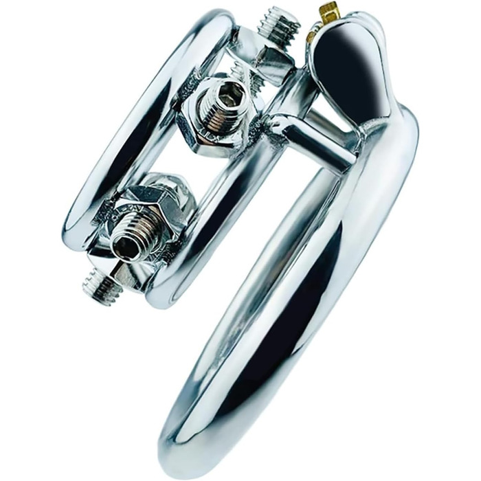 Сталевий кільцевий роздільник яєчок (Doul) з шипами для чоловіків. Кольце для яєчок, розтягувач яєчок, CBT, Бондеж, інтимні іграшки. Діаметр 45 мм