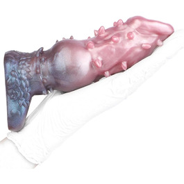 Силіконовий гігантський пеніс-чохол (19 см) для чоловіків та пар - реалістичний пеніс-чохол, пеніс-розширювач, пеніс-манжета