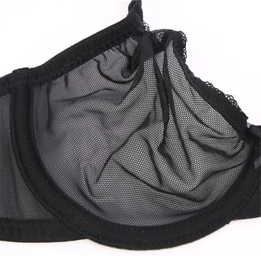 Сексуальний жіночий комплект спідньої білизни DKLOVIFU: мереживний бюстгальтер та мереживні шкарпетки, прозорий сітчастий дизайн, бежевий колір, розмір M