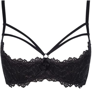 Axami жіночий бюстгальтер з підняттям 80B чорного кольору