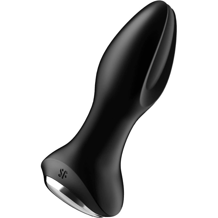 Satisfyer Rotator Plug 2 Connect App Bluetooth: вібратор для анусу з ротаційними кульками | Водонепроникний (IPX7) | 12,5 см | Чорний