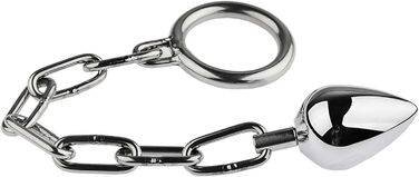 Анальний масажер з нержавіючої сталі Youxclian: набір анальних кульок, ланцюжок, кільце для статевого члена, анальний дільник, масажер простати, для жінок та чоловіків.