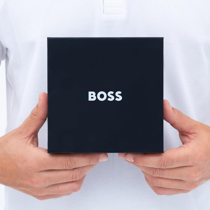 Чоловічий годинник BOSS Navigator Chronograph Quartz зі сталевим міллезаїм ремінцем або шкіряним ремінцем, Коричневий/Сірий