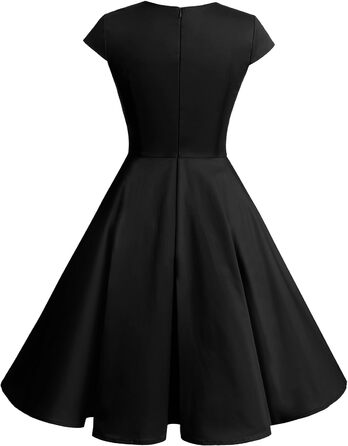 Сукня в стилі 1950-х, ретро, коктейльна, рокабіллі, Bbonlinedress, чорна