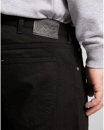 Чоловічі джинси LEE Regular Straight Fit Daren Zip Fly, темно-сірі (Very Dark Stone)