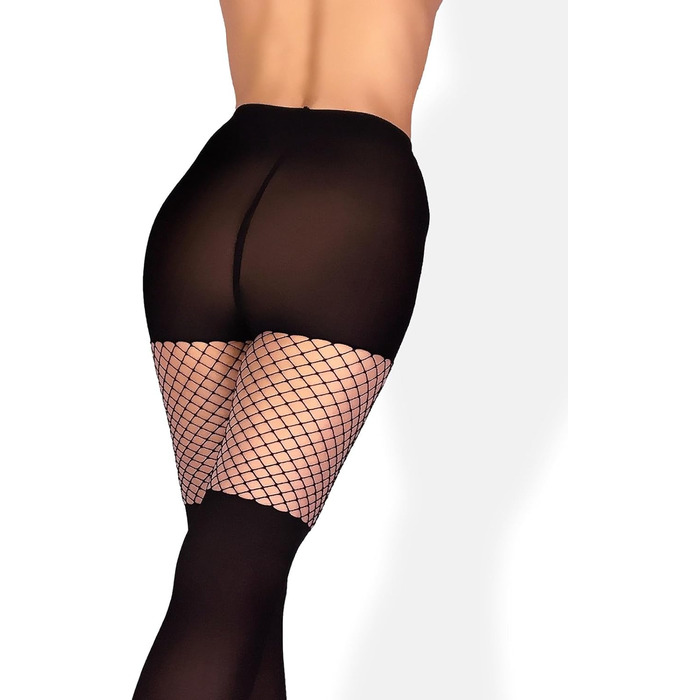 Чорні мереживчасті панчохи Mia Marutti Sivia 20 den для жінок (S)