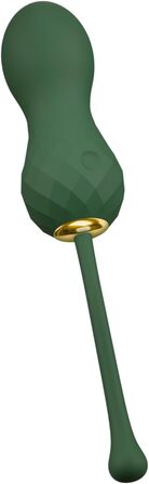 Вібратор для інтимної зони Emerald Love Luxurious Rabbit Grün/Gold, 3,0-4,1 см (Liebeskugeln)