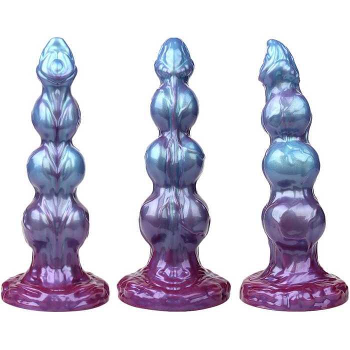 Секс-іграшка Дилдо Хвіст Дракона з Присоскою - Силікон, 23 см, для жінок та чоловіків