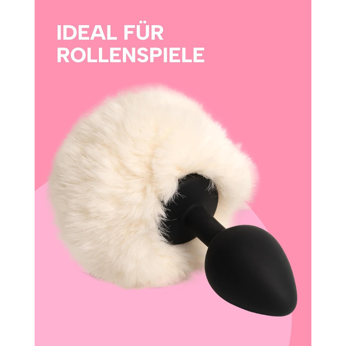 Анальний вібратор Be My Bunny з пультом, 10 режимів, USB-зарядка для чоловіків та жінок