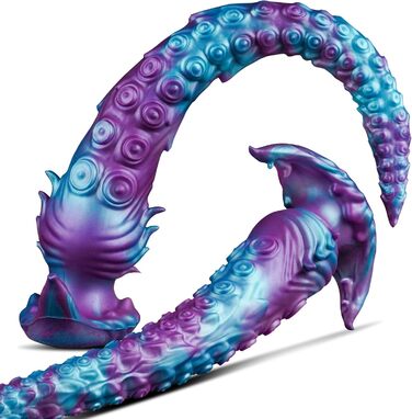 Анальний плаг-монстр XXL з силікону, 40 см, з підставкою - для досвідчених користувачів