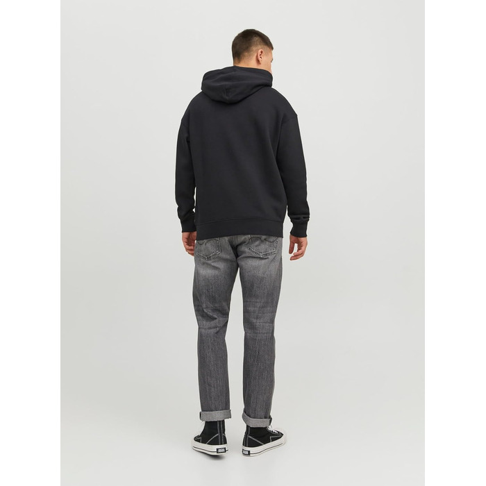 Чоловічий худі Jack & Jones JJESTAR JJ Sweat Hood, Relaxed Fit, колір Cocoa, розмір XL