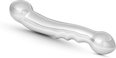 Анальний та вагінальний двосторонній секс-іграшка для чоловіків з нержавіючої сталі, стимулятор простати (DD1)