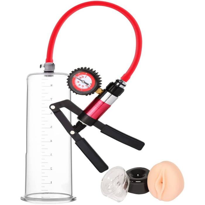 Вакуумний насос для збільшення пеніса Pennis Xxl: збільшення розміру, набір з запасними частинами, 9 дюймів, для чоловіків