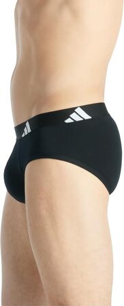 Труси боксер чоловічі Adidas Basic 6 шт. в упаковці, чорні, розмір L