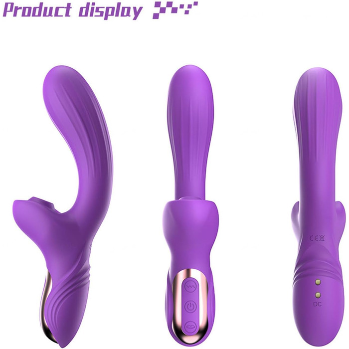 Вібратор для жінок Sexspielzeug: 10 режимів, тихий, кролик, рожевий