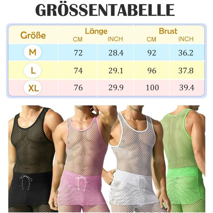 Чоловіча сітчаста футболка QiaTi з прозорим дизайном, довга модель (XL, рожевий)