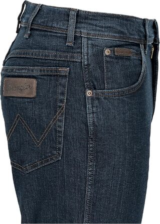 Чоловічі стрейч-джинси Wrangler Texas Regular Fit Authentic Straight, Blue Black (W40/L32)
