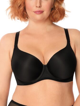 Бюстгальтер з кісточками Glatter BH Anna – бюстгальтер-мінімайзер, чорний, 75C