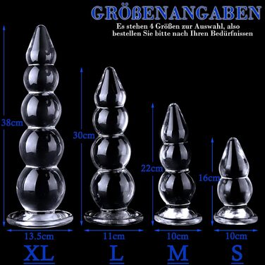 Анальний вібратор BDSMYOU 38 см - гігантський анальний плаг з сукупником, для чоловіків та жінок, розширення анусу, сексуальні іграшки для пар