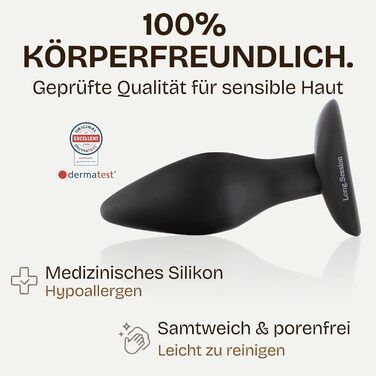 Анальний плаг-сет з безпечного силікону для жінок та чоловіків (3 розміри): 2.8см, 4.0см, 4.5см. Іграшки для анусу, набір для початківців та професіоналів, анальні розширювачі та плагі.