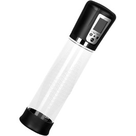 EIS Penispumpe: Електрична помпа для ерекції | 4 інтенсивності | З перезарядкою | Безпечне силіконове покриття | З клапаном безпеки | 29 см