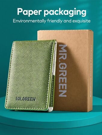 Набір для догляду за нігтями MR.GREEN (4 предмети): професійні кусачки для нігтів, пилка та пінцет із німецької нержавіючої сталі в шкіряному чохлі, унісекс