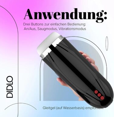 Електричний мастурбатор для чоловіків DIDLO Rotor-MM15 Special Edition від MICAELA SCHÄFER, USB, 30 см