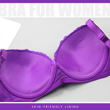 Бюстгальтер Push-up Necalisi BH з кісточками, комплект нижньої білизни для жінок, мереживний бюстгальтер та трусики, блакитний, розмір 38/85B