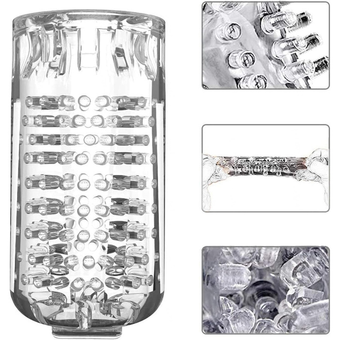 Електричний мастурбатор-чаша з 10 режимами ротації, телескопічною функцією та нагріванням для чоловіків