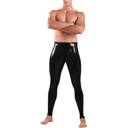 Чоловічі латексні штани VIYOLI, 0.4 мм, прозорі, без застібки-блискавки, XL