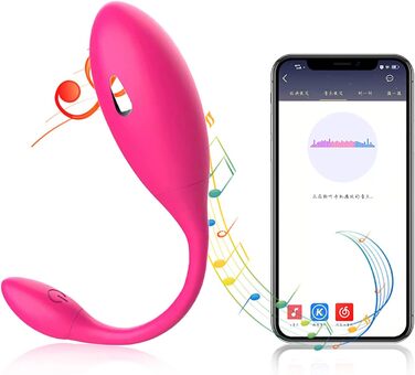 TOUNID Kugelvibrator: вібро-яйце з 9 режимами, керування через додаток, електричний стимулятор G-точки, аналплаг, для чоловіків та жінок