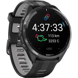 Смарт-годинник Garmin Forerunner 965 DLC Titan GPS, чорний/світло-сірий, унісекс