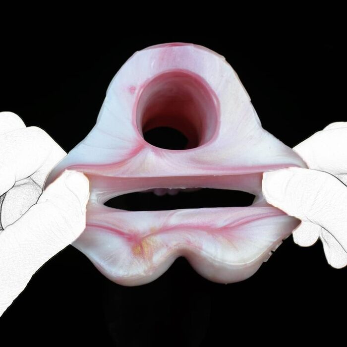 Реалістичний дилдо-манжета для чоловіків Jixaxe: збільшення, затримка еякуляції, з рідкого силікону