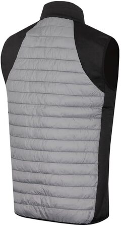 Чоловічий гібридний утеплений жилет Cavin Kein Bodywarmer, розмір 5XL, сріблясто-чорний
