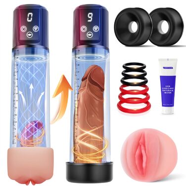 Набір секс-іграшок для пар Eisches: вібратори з 10 режимами, стимулятори клітора, сосків, пеніса, кільце для пеніса, анальний плагін