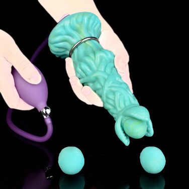 Анальний вібратор-яйце Guspiun з 5 кульками, силікон, G-Spot, простата, для жінок, чоловіків, пар