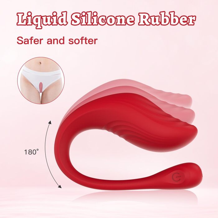 Вібратор Jinqian Mini з керуванням через додаток, 9 режимів вібрації, стимулятор G-точки та клітора, вібро-яйце для жінок, сексуальні іграшки для дорослих (керування через додаток)