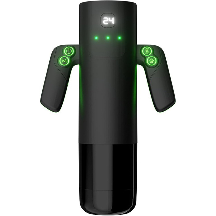 Електричний мастурбатор для чоловіків 3-в-1 з подвійними ручками, 10 швидкостей, реалістична вагіна, портативний секс-іграшка