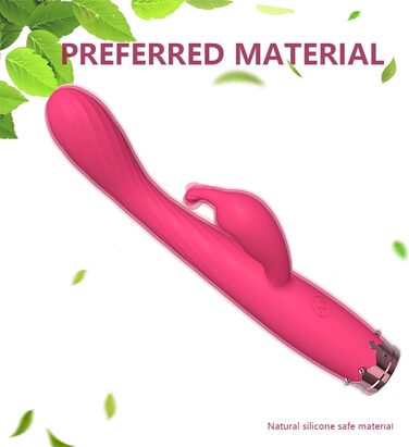 Вібратор для жінок Rabbit G-Spot, 10 режимів, RoseRed