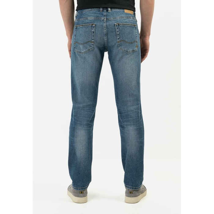 Чоловічі джинси camel active Madison Slim Fit, сині, бавовняна суміш зі стрейчем (34W / 34L)