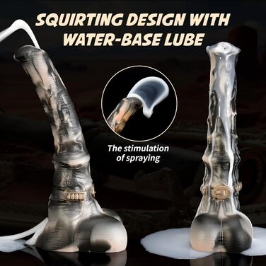 Анальний плагін NothosaurHUNTER JACK з трубкою, 44 см, для пар, секс-іграшка для чоловіків та жінок