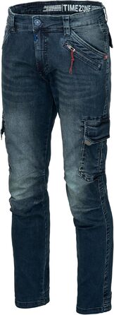 Чоловічі штани-карго Timezone Regular RogerTZ світло-блакитного кольору Light Royal Wash, 32W / 32L