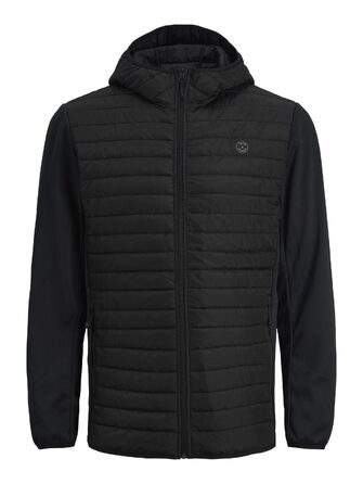 Чоловіча гібридна куртка JACK & JONES Hybridjacke L, чорна