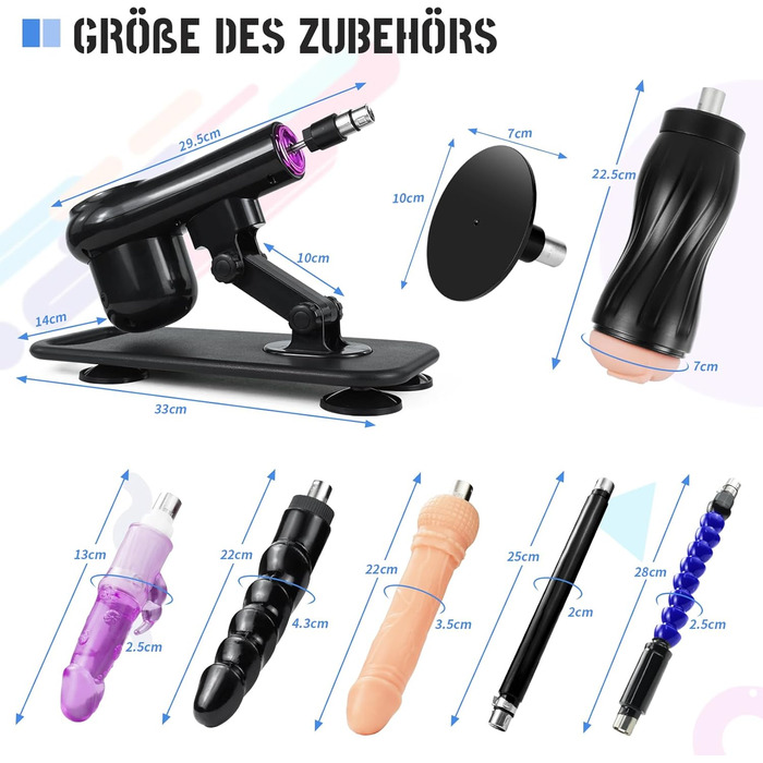 Автоматизована секс-іграшка з пультом дистанційного керування та насадкою-соскс, для чоловіків та жінок